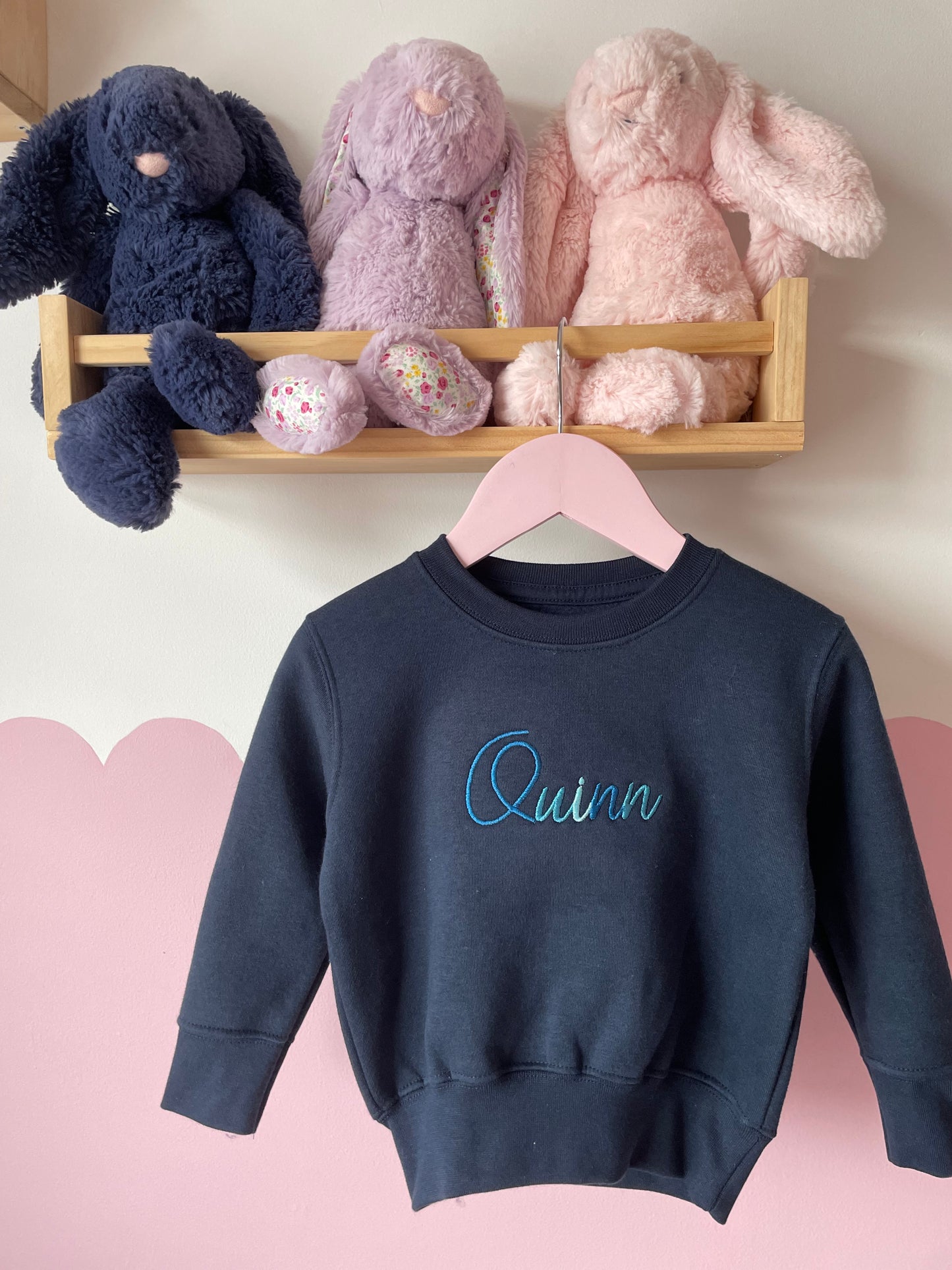Name Embroidered sweatshirt multi