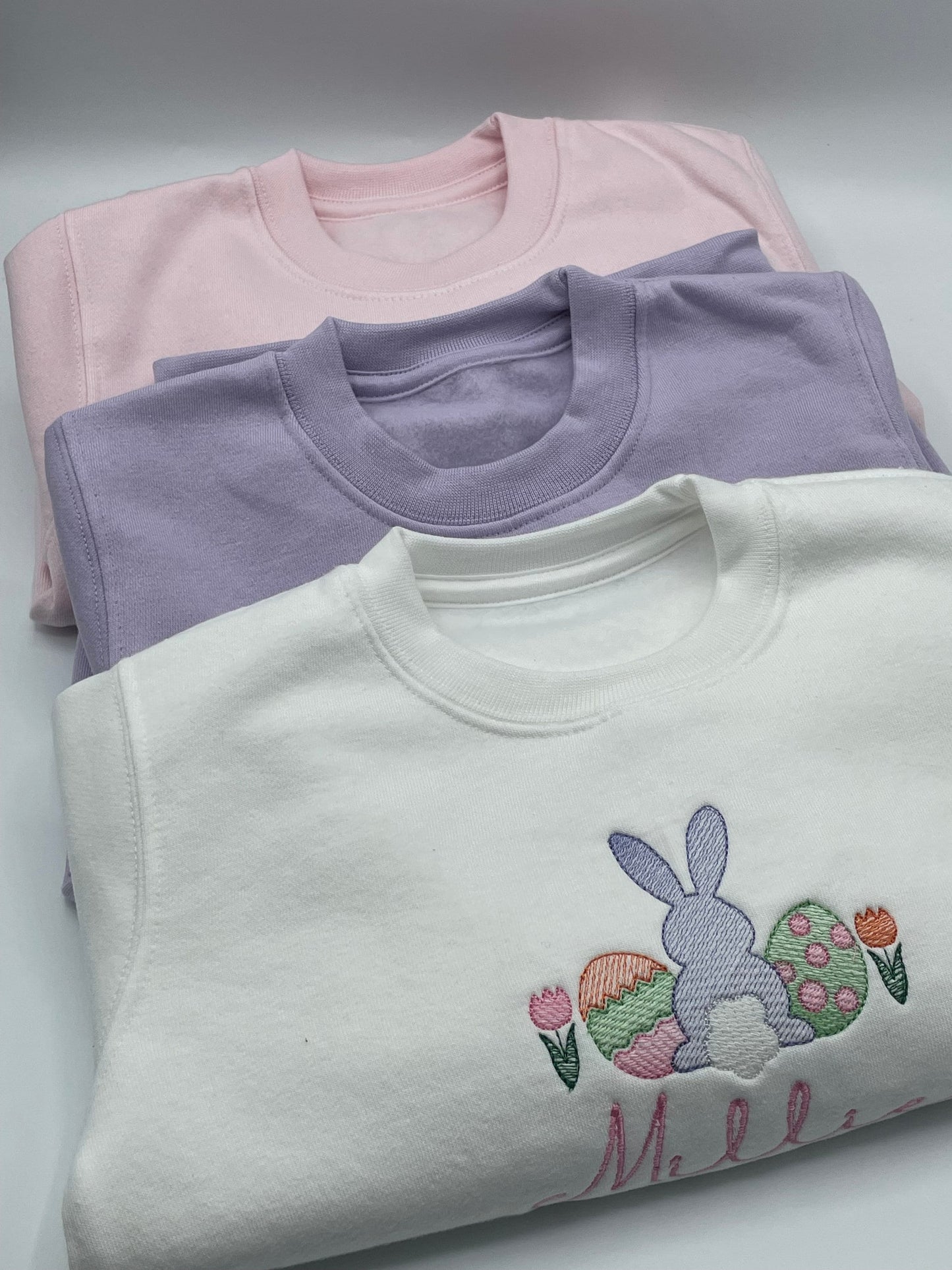 Easter bunny Embroidered children's sweatshirt